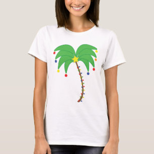 Camisa de la palmera del día de fiesta