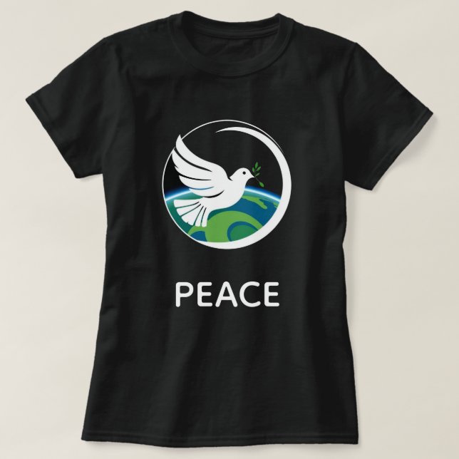 CAMISA DE LA PALOMA DE LA PAZ (Diseño del anverso)