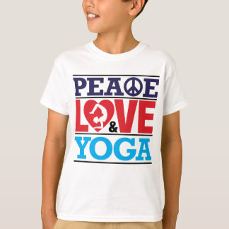 Camisa de la paz, del amor y de la yoga