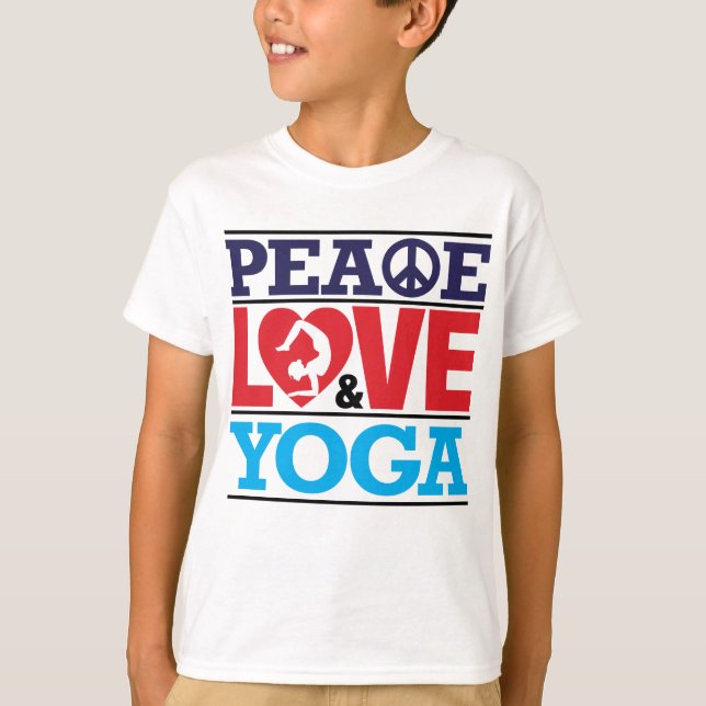 Camisa de la paz, del amor y de la yoga (Anverso)