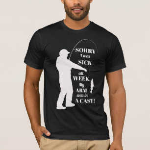 Camisa de la pesca de los hombres divertidos