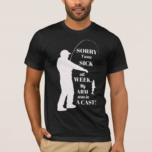 Camisa de la pesca de los hombres divertidos (Anverso)