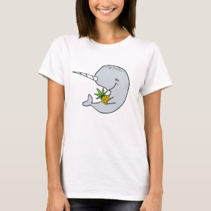 Camisa de la piña de las señoras Narwhal