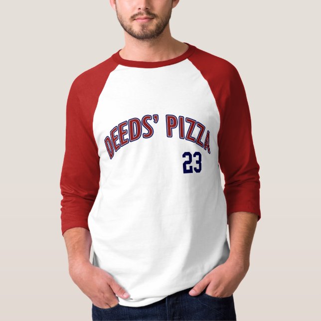 Camisa de la pizza de los hechos (Anverso)