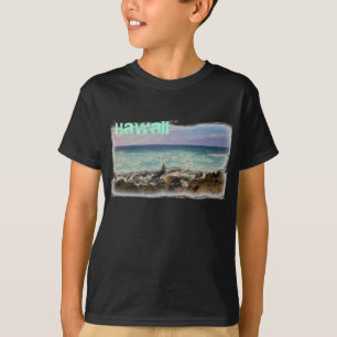 Camisa de la playa de Hawaii de los muchachos