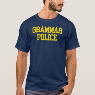 Camisa de la policía de la gramática