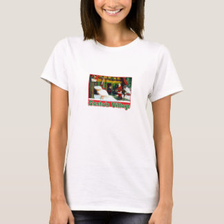 Camisa de la postal del pueblo de Santa de los
