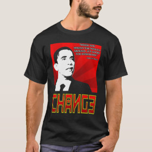 Camisa de la propaganda de Obama del Commie