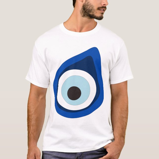 camisa de la protección de mal de ojo (boncugu de (Anverso)
