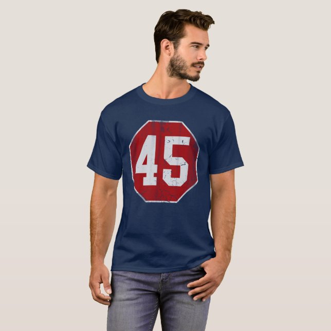 Camisa de la protesta de la parada 45 (Anverso completo)