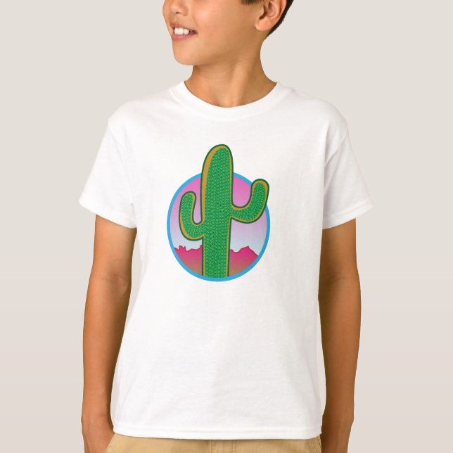 Camisa de la puesta del sol del Saguaro (Anverso)