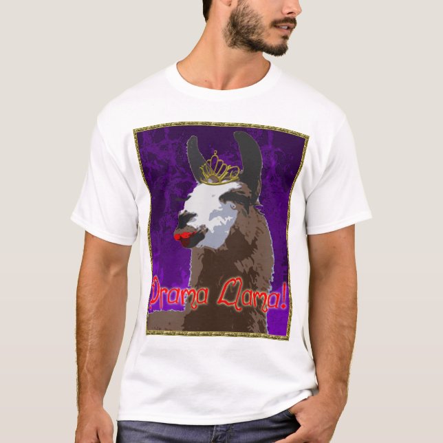 Camisa de la púrpura de la llama del drama (Anverso)