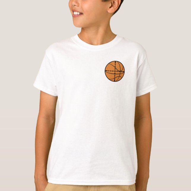 Camisa de la radio de tiro del baloncesto de la (Anverso)