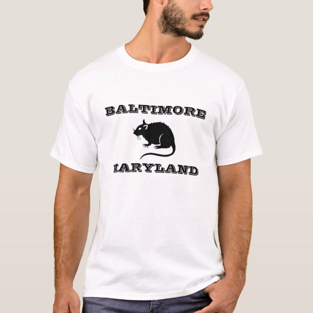 Camisa de la rata de Baltimore Maryland (Anverso)