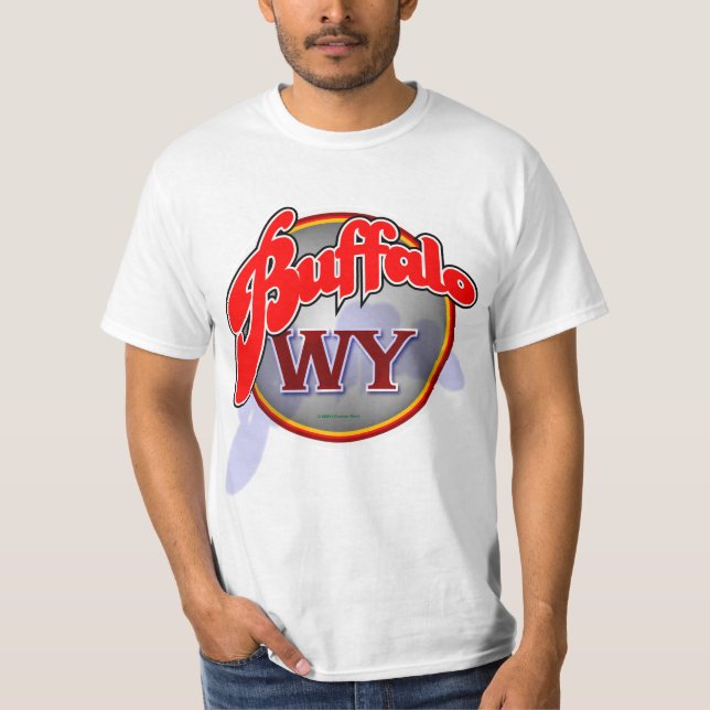Camisa de la redada del búfalo WY (Anverso)