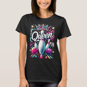 Camisa de la Reina Pin Bolera Liga de Bolos Para B