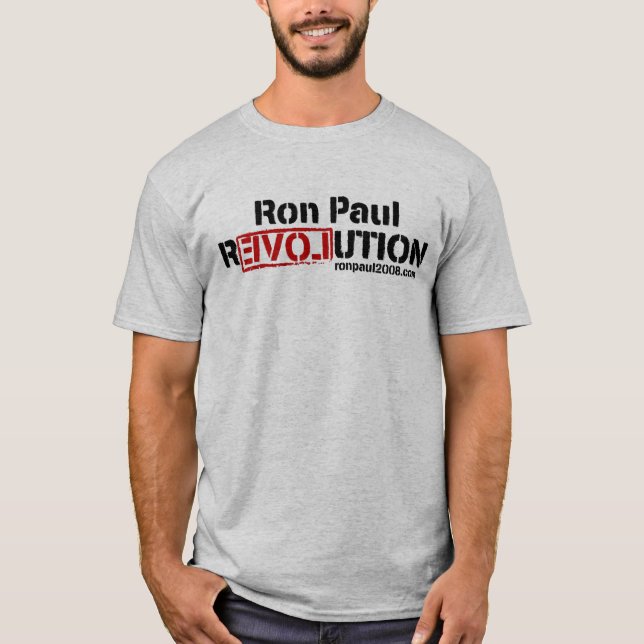 Camisa de la revolución de Ron Paul (Anverso)