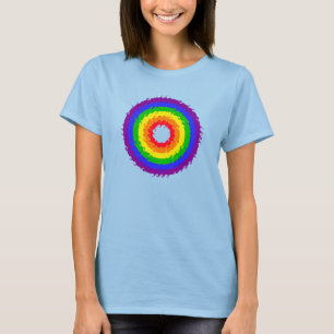 Camisa de la rueda arcoiris - elegir estilo y colo