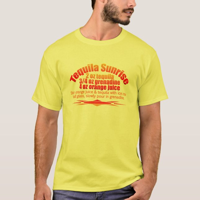 Camisa de la salida del sol del Tequila - elija el (Anverso)