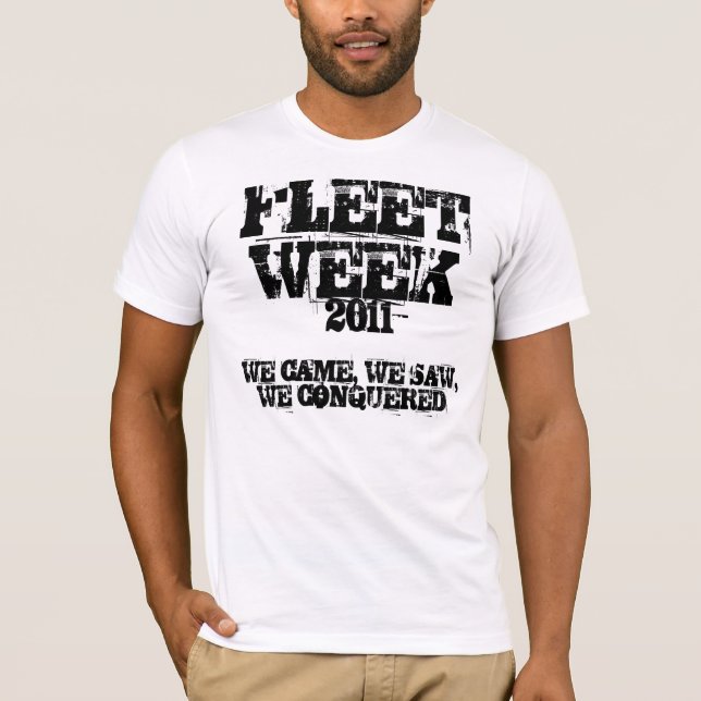 CAMISA DE LA SEMANA DE LA FLOTA (Anverso)
