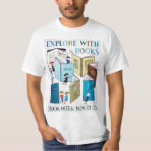 Camisa de la semana del libro de 1957 niños