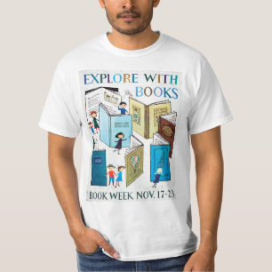 Camisa de la semana del libro de 1957 niños