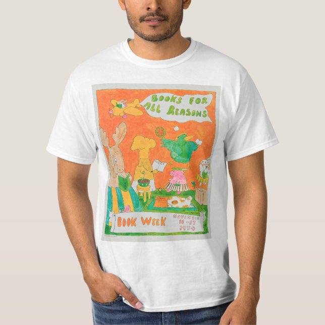 Camisa de la semana del libro de 1974 niños (Anverso)