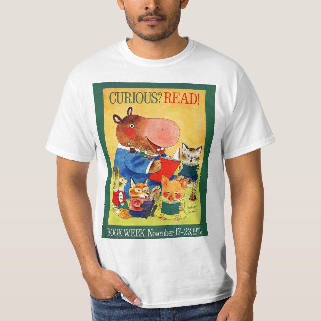Camisa de la semana del libro de 1975 niños (Anverso)