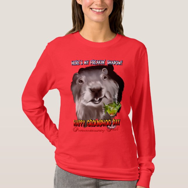 Camisa de la sombra de Punxsutawney Phil (Anverso)