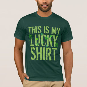 Camisa de la suerte del día de San Patricio Trébol