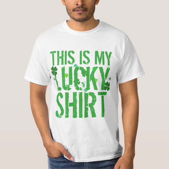 Camisa de la suerte tréboles de la suerte (Anverso)