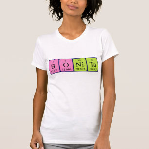Camisa de la tabla periódica Bonita