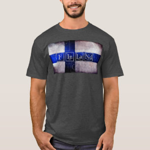 Camisa de la tabla periódica de Finlandia