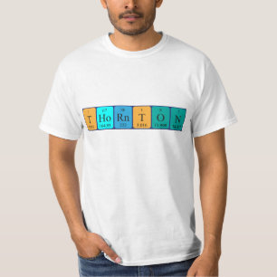 Camisa de la tabla periódica de Thornton