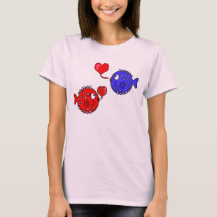 Camisa de la tarjeta del día de San Valentín con