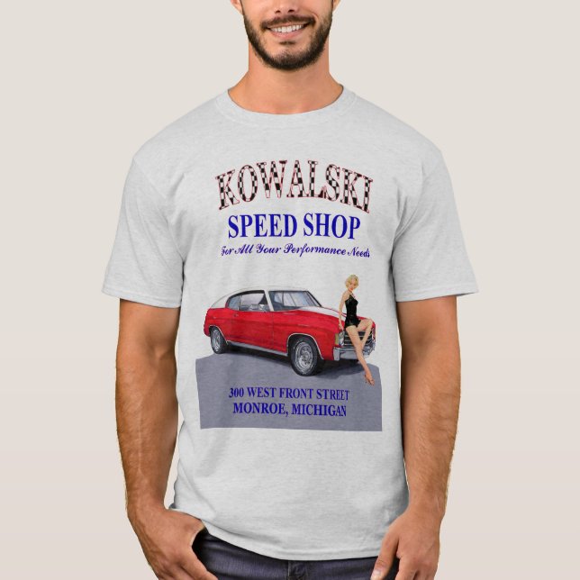 Camisa de la tienda de la velocidad de Kowalski (Anverso)