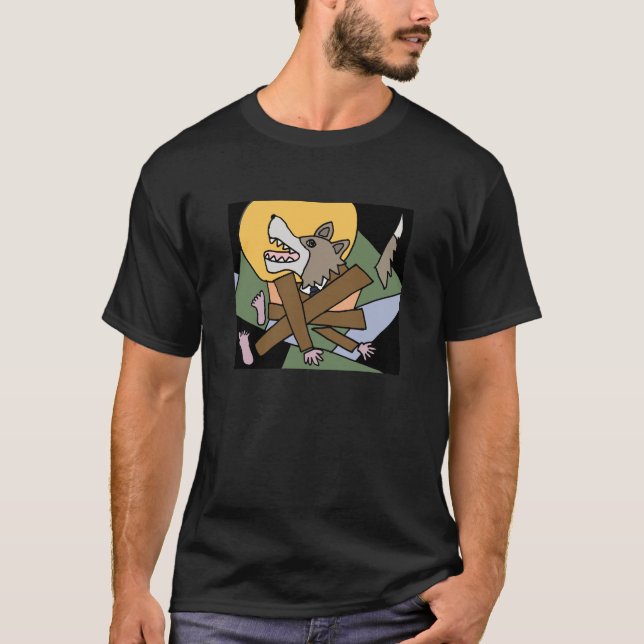 Camisa de la transformación del hombre lobo AW (Anverso)