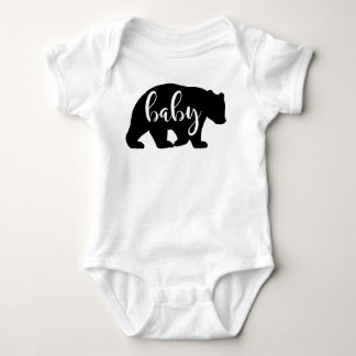 Camisa de la una pieza del oso del bebé