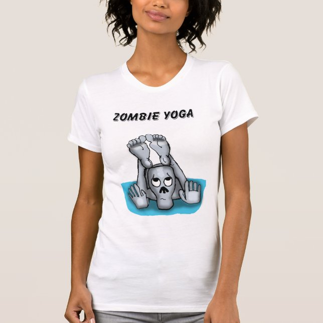 Camisa de la yoga del zombi (Anverso)
