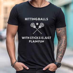 Camisa de Lacrosse Player, graciosa camiseta Lacro