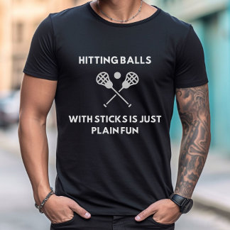 Camisa de Lacrosse Player, graciosa camiseta Lacro