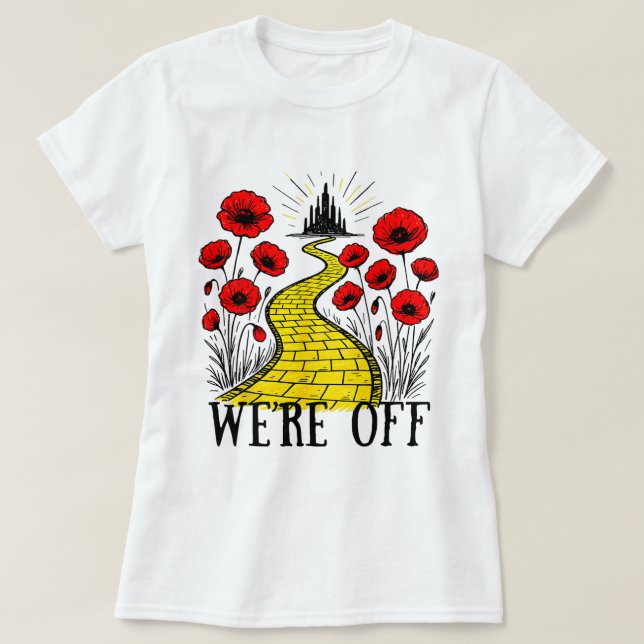 Camisa de ladrillo amarillo Fantasía libro de cami (Diseño del anverso)