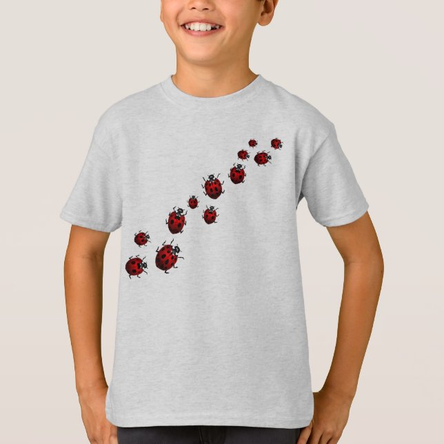 Camisa de Ladybug Shirt Kid's Baseball Ladybug (Anverso)