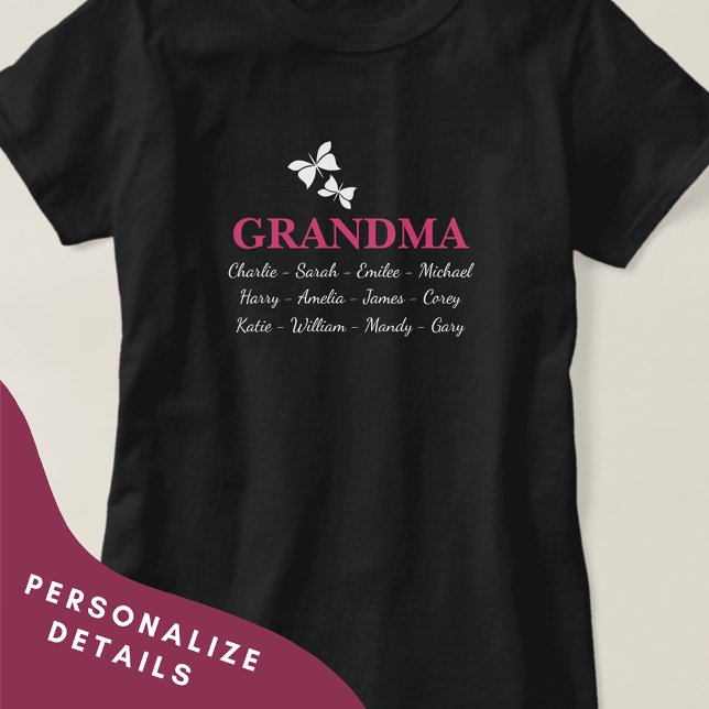 Camisa de las Abuelas con los Nombres de los Nieto (Subido por el creador)