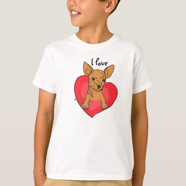 Camisa de las chihuahuas del amor BL I (Anverso)