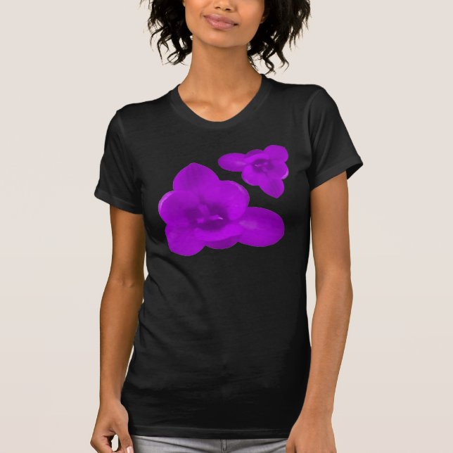 Camisa De Las Damas De Crocus Púrpura (Anverso)