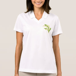 Camisa de las Damas Pique Polo: Lily del Valle