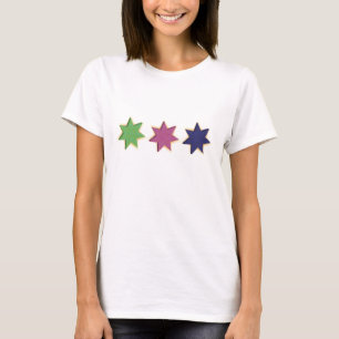 Camisa de las estrellas que brilla intensamente