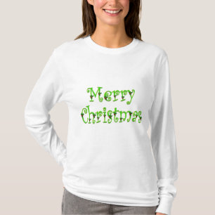 Camisa de las Felices Navidad del acebo
