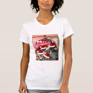 Camisa de las Felices Navidad (edición del perro)